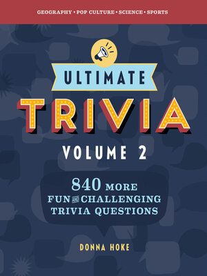 cover image of Ultimate Trivia, Volume 2